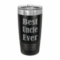 Best Uncle Ever Engraved Stainless Steel Tumbler Travel Mug, Gift for Uncle