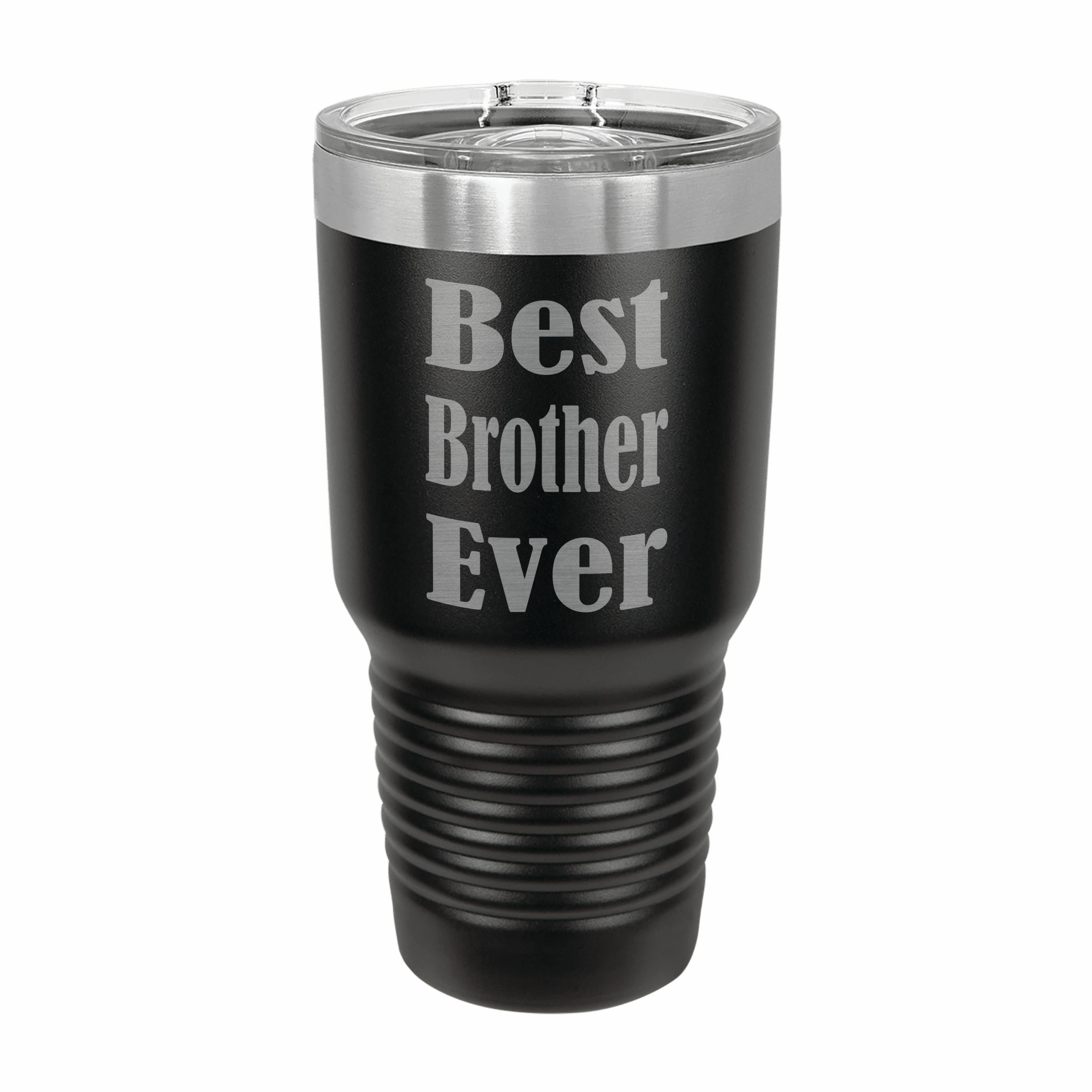 Best Brother Ever Engraved Stainless Steel Tumbler Travel Mug, Sibling Gifts for Brother
