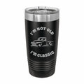 Not Old I'm Classic with Vintage Truck Engraved Stainless Steel Tumbler Travel Mug, Birthday Gift