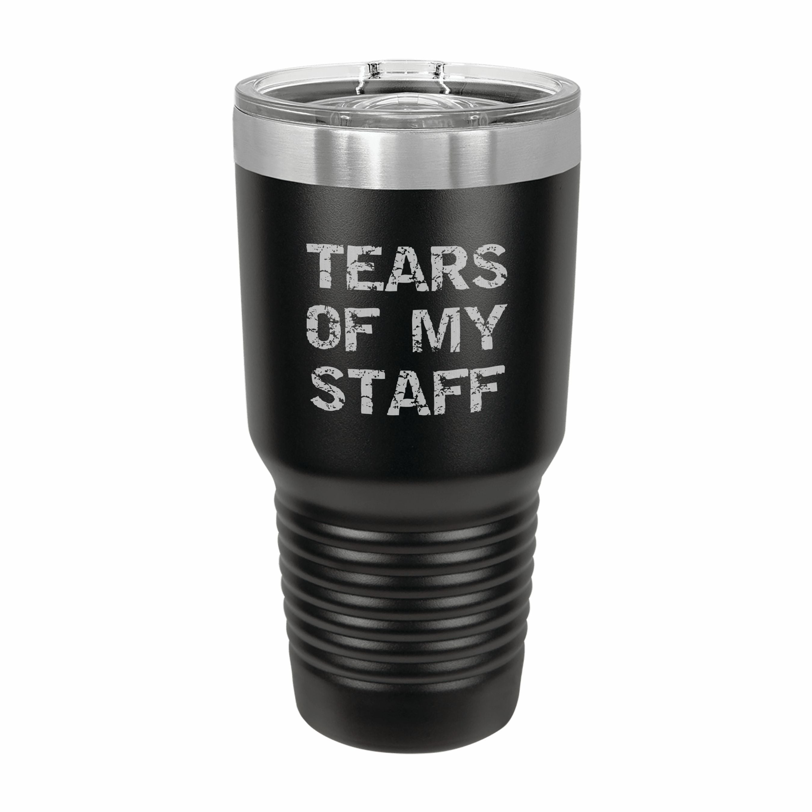 Tears of My Staff Spreadsheet Engraved Stainless Steel Tumbler Travel Mug, Funny Tumblers