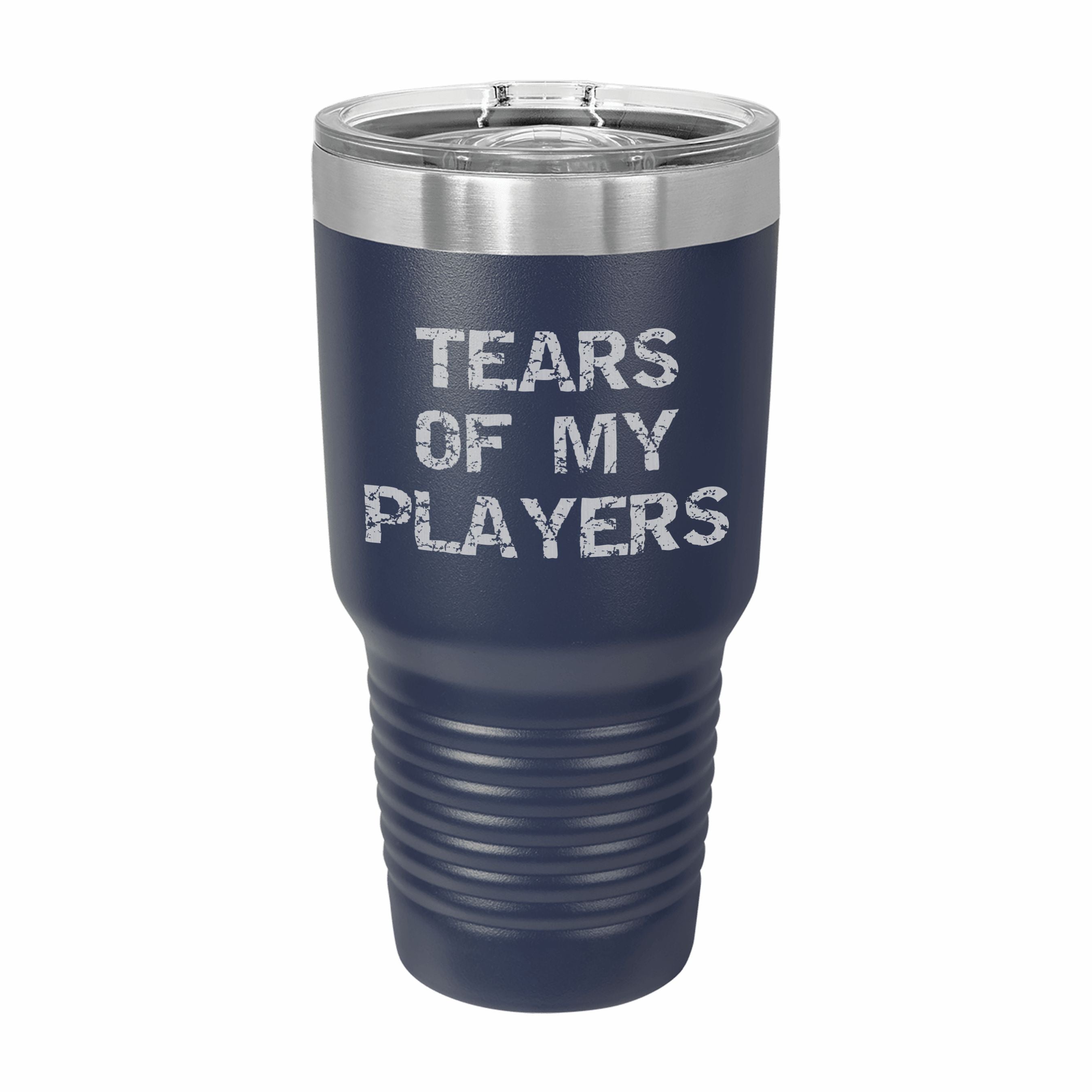Tears of my Players Engraved Stainless Steel Tumbler Travel Mug, DND Gifts