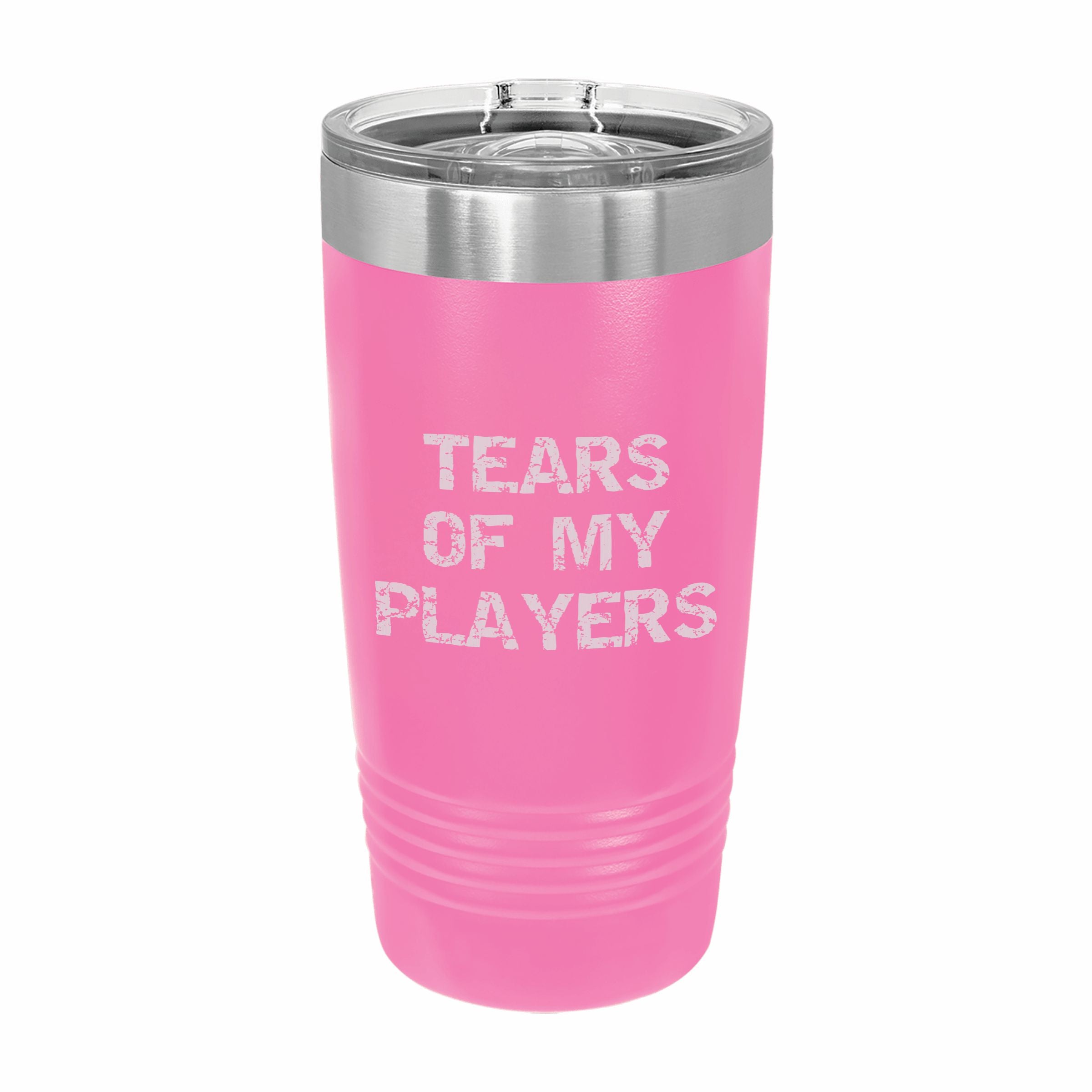 Tears of my Players Engraved Stainless Steel Tumbler Travel Mug, DND Gifts
