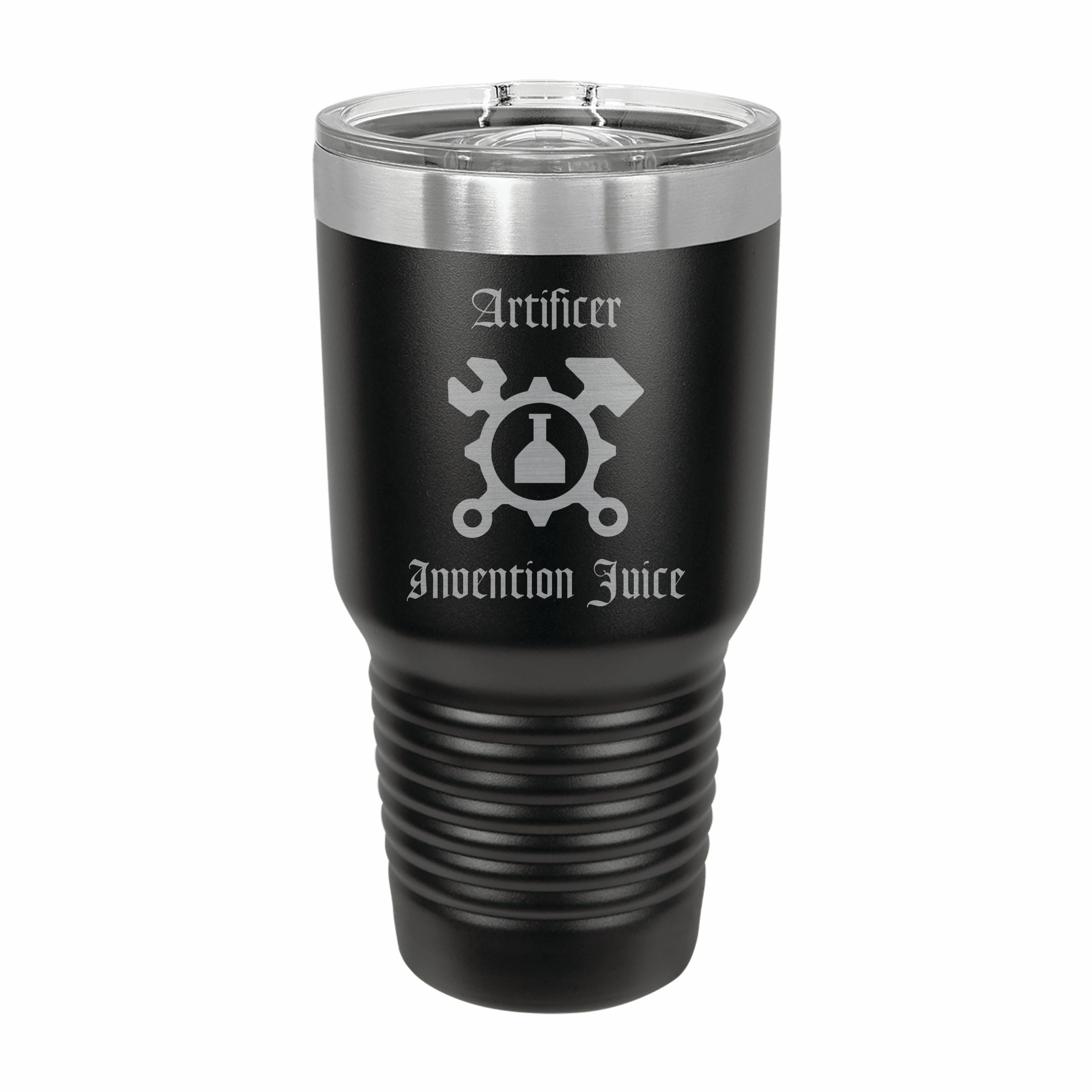 Artificer Invention Juice Engraved Stainless Steel Tumbler Travel Mug, DND Gifts