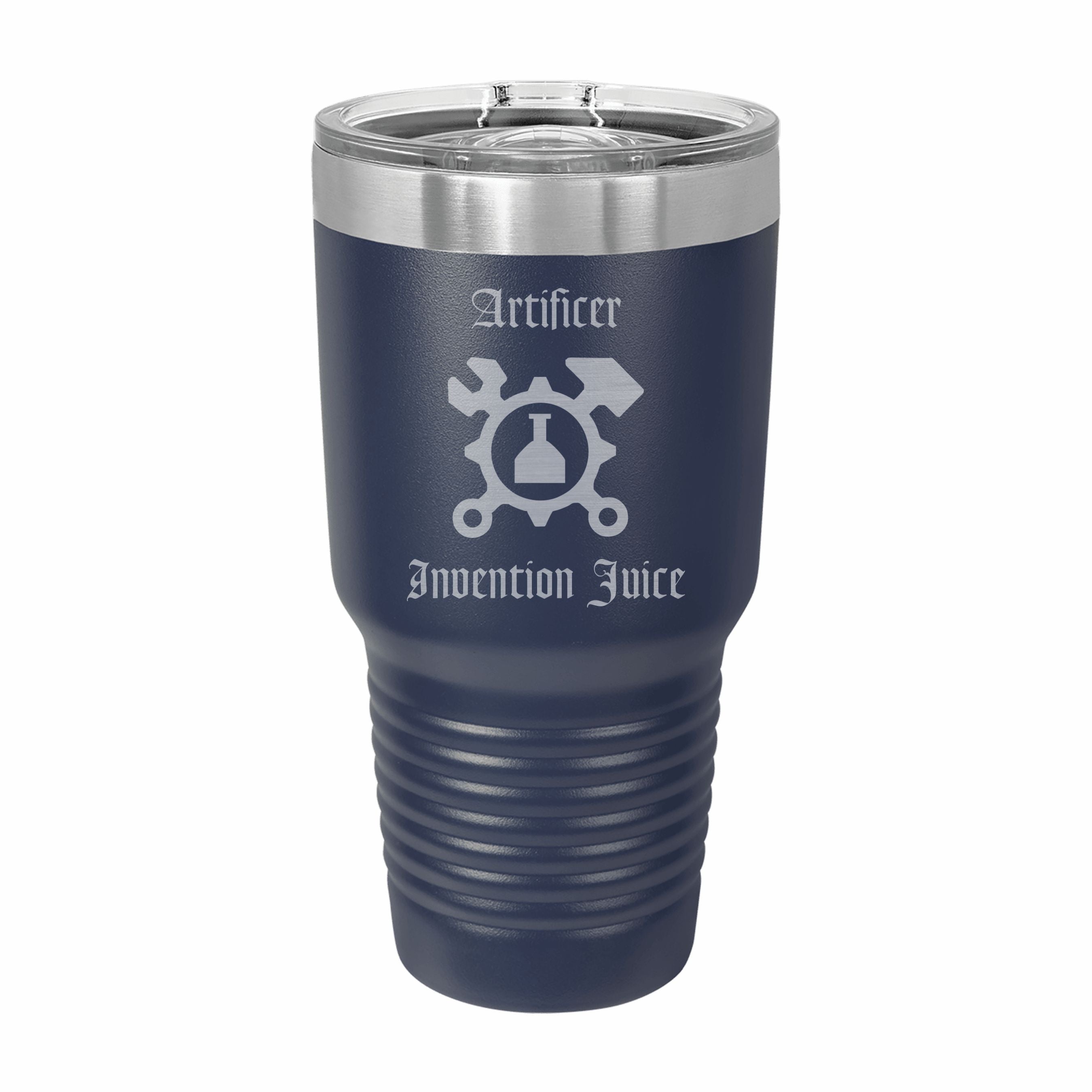 Artificer Invention Juice Engraved Stainless Steel Tumbler Travel Mug, DND Gifts