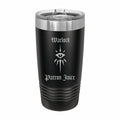 Warlock Patron Juice Engraved Stainless Steel Tumbler Travel Mug, DND Gifts