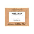 Always be Nana's Little Man Picture Frame, Engraved Natural Wood Photo Frame, 4x6 5x7 8x10, Nana Gift