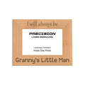 Always be Granny's Little Man Picture Frame, Engraved Natural Wood Photo Frame, 4x6 5x7 8x10, Granny Gift