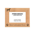 Best Labrador Ever Picture Frame, Engraved Natural Wood Photo Frame, 4x6 5x7 8x10, Pet Frames