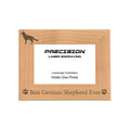 Best German Shepherd Ever Picture Frame, Engraved Natural Wood Photo Frame, 4x6 5x7 8x10, Pet Frames