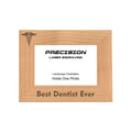 Best Dentist Ever Picture Frame, Engraved Natural Wood Photo Frame, 4x6 5x7 8x10, Dentist Gift