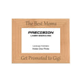 Best Moms Get Promoted to Gigi Picture Frame, Engraved Natural Wood Photo Frame, 4x6 5x7 8x10, Grandma Gift