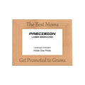 Best Moms Get Promoted to Grams Picture Frame, Engraved Natural Wood Photo Frame, 4x6 5x7 8x10, Grandma Gift