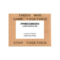 Those Who Game Together Stay Together Picture Frame, Engraved Natural Wood Photo Frame, 4x6 5x7 8x10, Gamer Gift