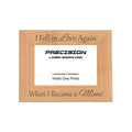 Fell in Love Again When I Became a Mimi Picture Frame, Engraved Natural Wood Photo Frame, 4x6 5x7 8x10
