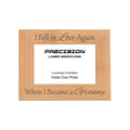 Fell in Love Again When I Became a Granny Picture Frame, Engraved Natural Wood Photo Frame, 4x6 5x7 8x10