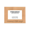 Grammy's Little Angel Picture Frame, Engraved Natural Wood Photo Frame, 4x6 5x7 8x10