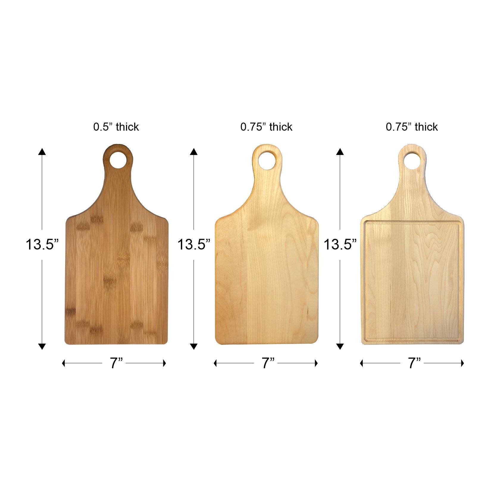 Potato Definition Engraved Natural Wood Cutting Boards, Bamboo or Maple, Nerdy Gifts